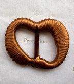 Hebilla Irregular Tejida en Macramé