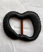 Hebilla Irregular Tejida en Macramé