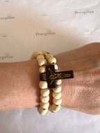 Rosario Pulsera Madera