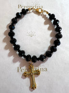 Pulsera Cruz Entorchada