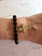 Pulsera Cruz Entorchada