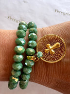 Rosario Pulsera Medalla Filigrana Personalizada