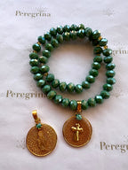 Rosario Pulsera Medalla Filigrana Personalizada