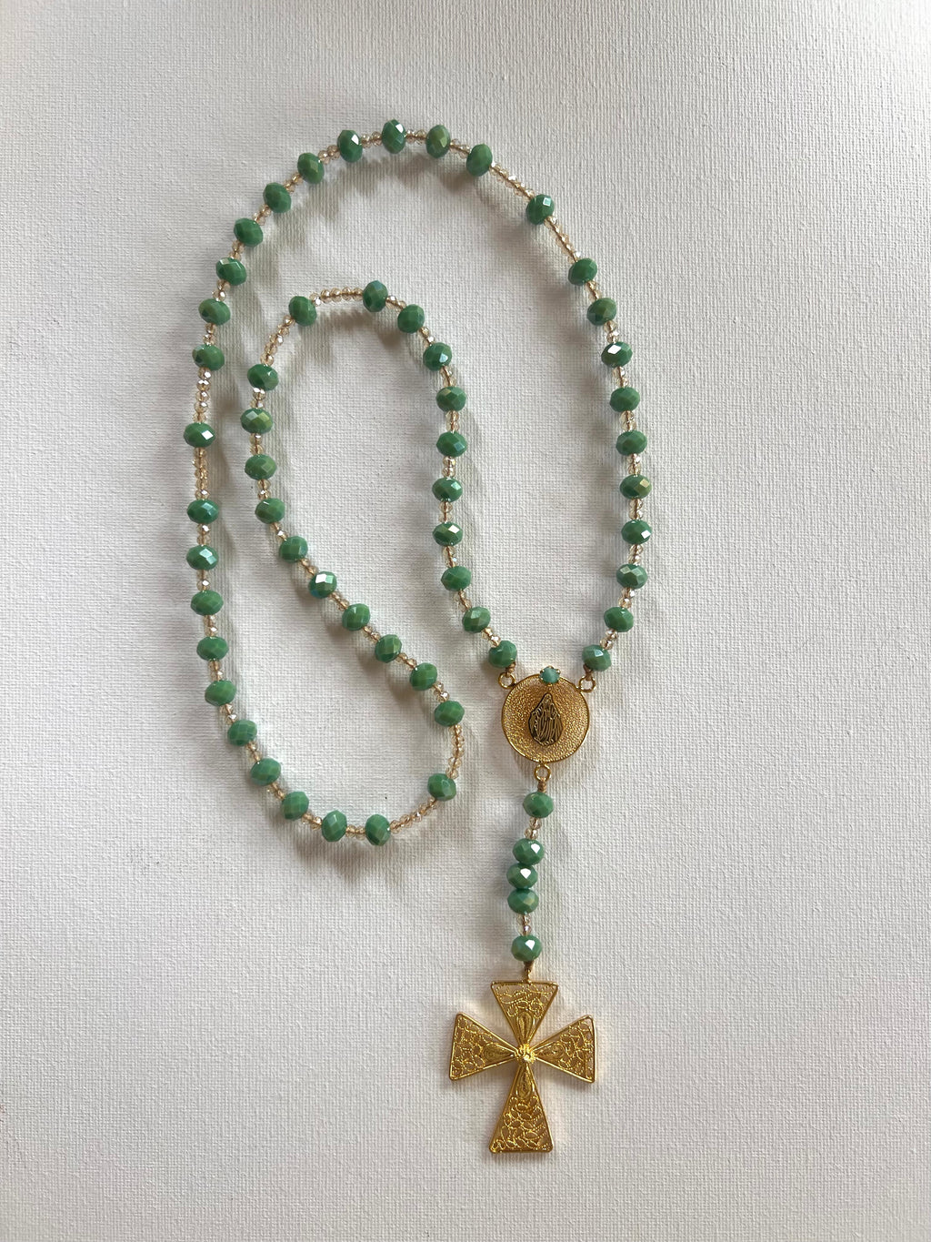 Rosario Medalla Milagrosa Morralla Filigrana