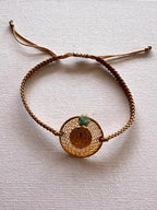 Pulsera San Benito Morralla Tejida