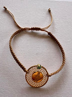 Pulsera Virgen Milagrosa Moralla Tejida