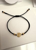 Pulsera San Benito Hilo Negro